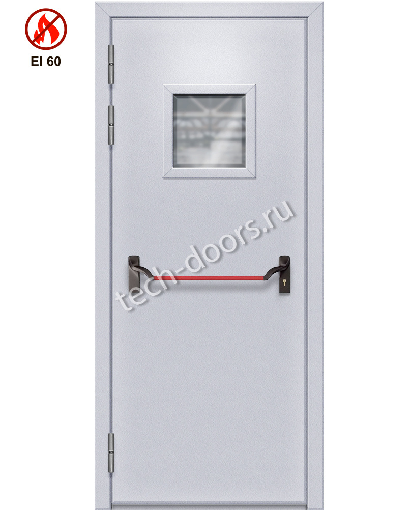 Дверь однопольная противопожарная с антипаникой 1080x2050